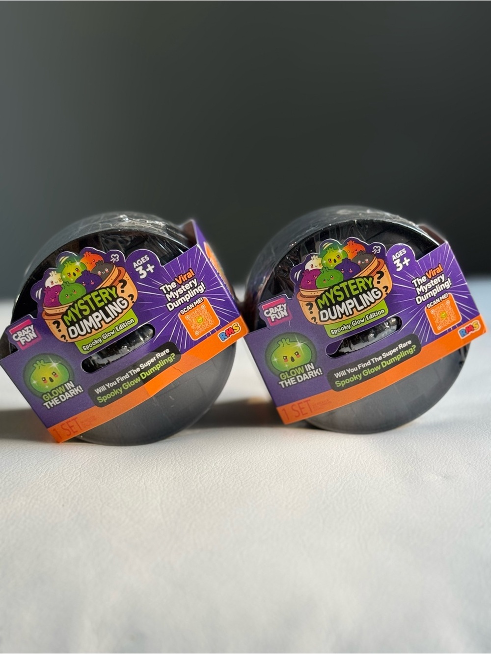 RMS Crazy Fun Mystery Dumpling Squishy Spooky Glow Halloween Authentic 💜👻🧡